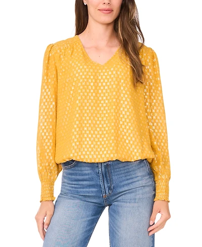 Sam & Jess Women's Blouson V-Neck Top