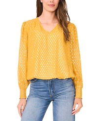 Sam & Jess Women's Blouson V-Neck Top