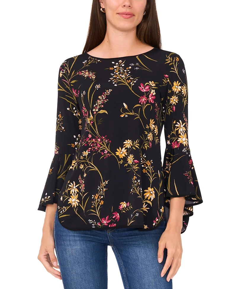 Sam & Jess Women's Bell-Sleeve Top
