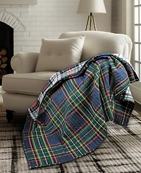 Levtex Spencer Red Plaid Reversible Quilted Throw, 60" x 50"