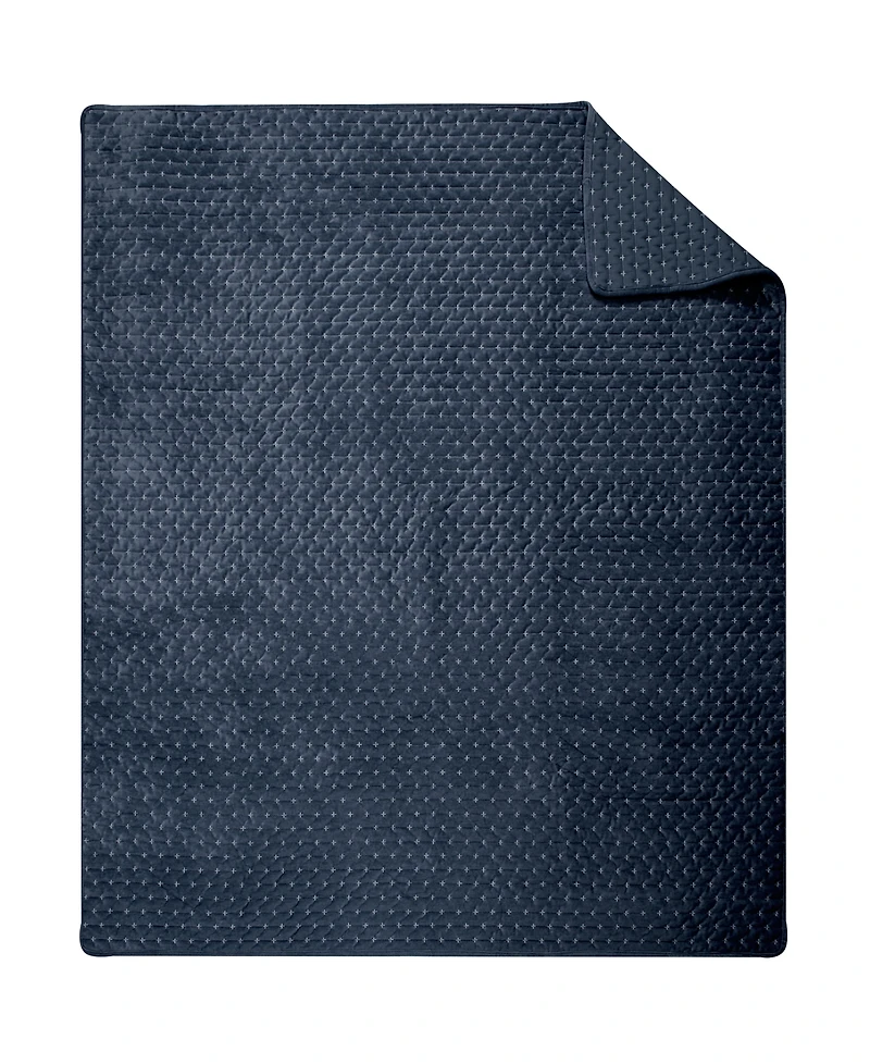Levtex Velvet Stitch Reversible Quilted Throw, 50" x 60"