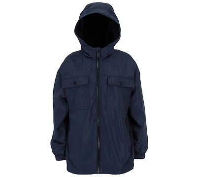 Michael Kors Big and Toddler Boys Fleece Lined Zipper Rain Jacket