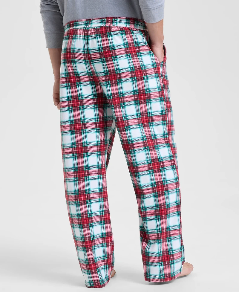 Holiday Lane Men's Merry Plaid Pajama Pants, Macy's Exclusive