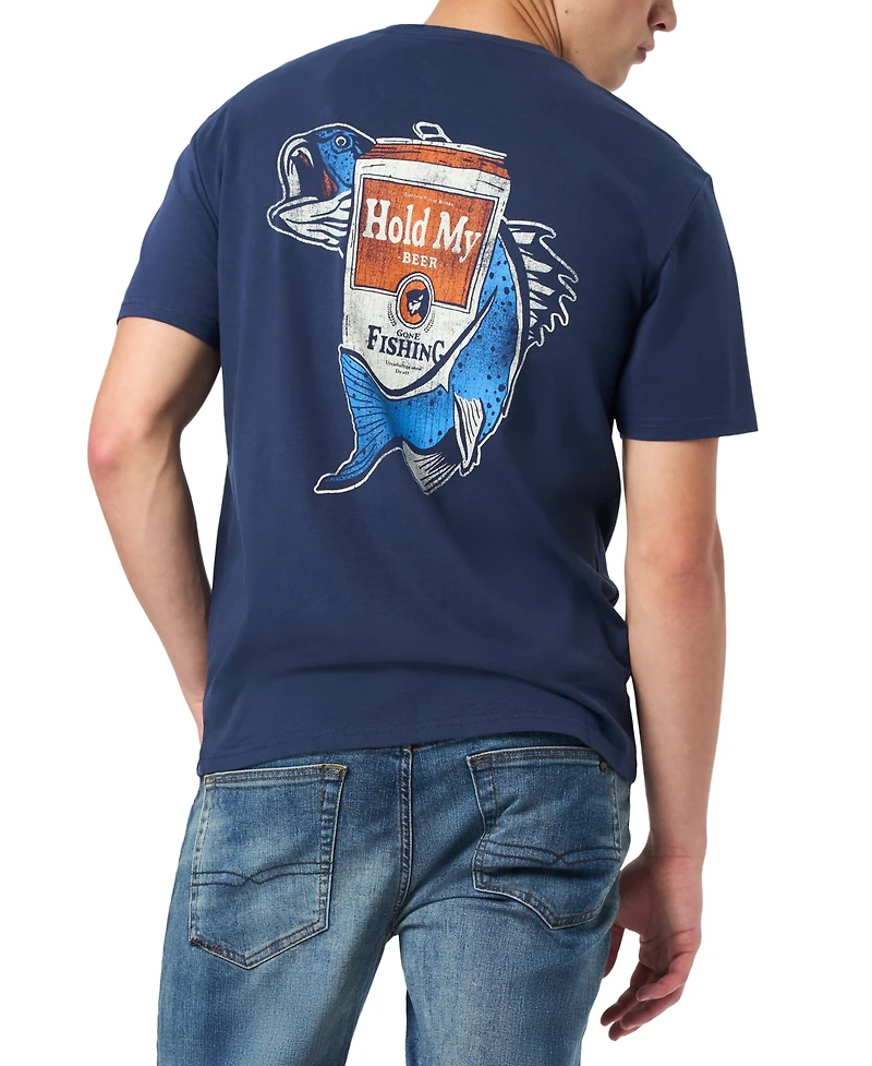 Buffalo David Bitton Men's Tiernan Crewneck Graphic T-Shirt