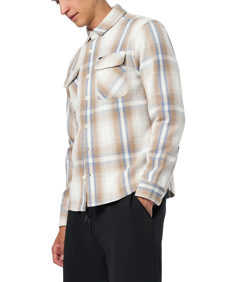 Buffalo David Bitton Men's Samme Regular Fit Plaid Pattern Shirt