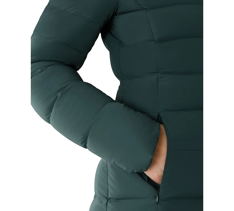 Soia & Kyo Women's Asym Zip Puffer Jacket