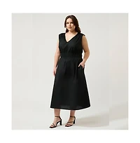 Estelle Allyssa Elasticated Midi Dress