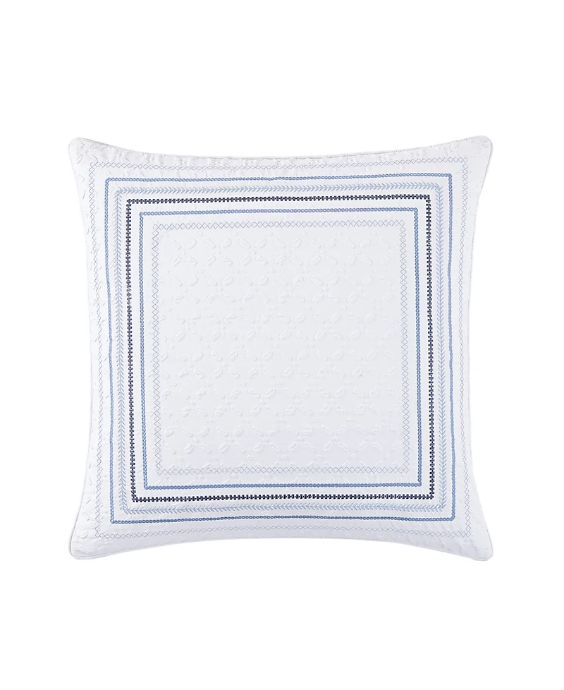 J Queen New York Bayside Embroidered Sham, European