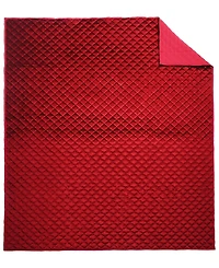 Levtex Red Velvet Reversible Quilted Throw, 50" x 60"
