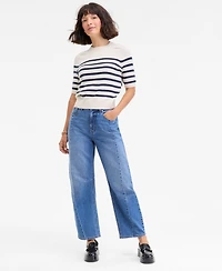 On 34th Women's Saddle Short Sleeve Sweater, Macy's Exclusive