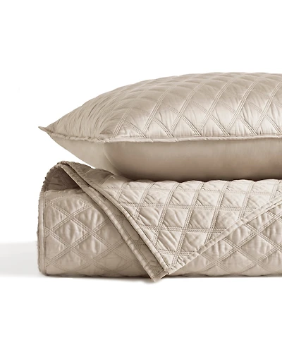 J Queen New York Premier Cotton Sateen 3-Pc. Quilt Set, Full/Queen