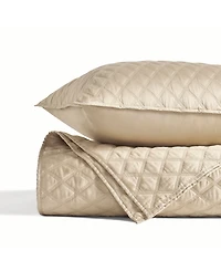 J Queen New York Premier Cotton Sateen 3-Pc. Quilt Set, Full/Queen