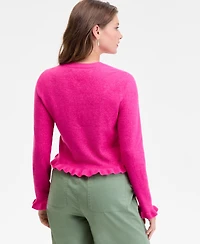 On 34th Women's Ruffle-Hem Cardigan, Macy's Exclusive