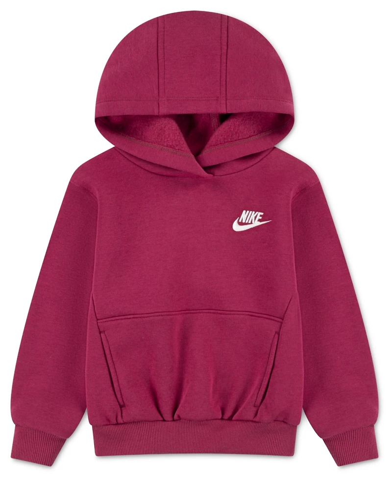 Nike Toddler and Little Girls Club Fleece Pull On Hoodie