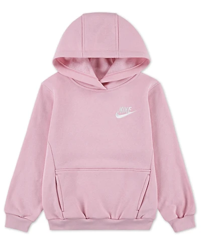 Nike Toddler and Little Girls Club Fleece Pull On Hoodie