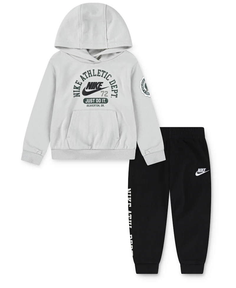 Nike Toddler Boys 2-Piece Sportswear P.e. French Terry Pullover and Pant Set