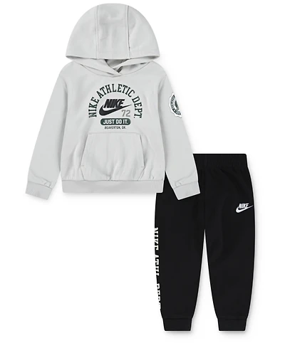 Nike Toddler Boys 2-Piece Sportswear P.e. French Terry Pullover and Pant Set