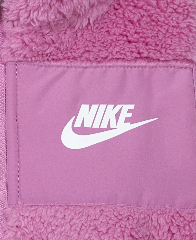 Nike Little Girls 3-Piece Magic Flamingo Vest, Long Sleeve T-Shirt and Pull On Pant Set