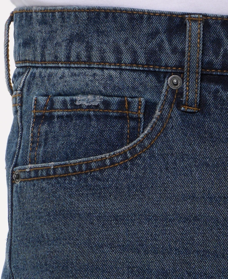 Lazer Men's Loose Fit 5-Pocket Denim Jeans