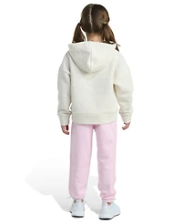 adidas Toddler and Little Girls 2-Piece Pull-On Hoodie Pant Set