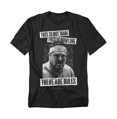 Logovision Men's The Lebowski There Are Rules T-Shirt