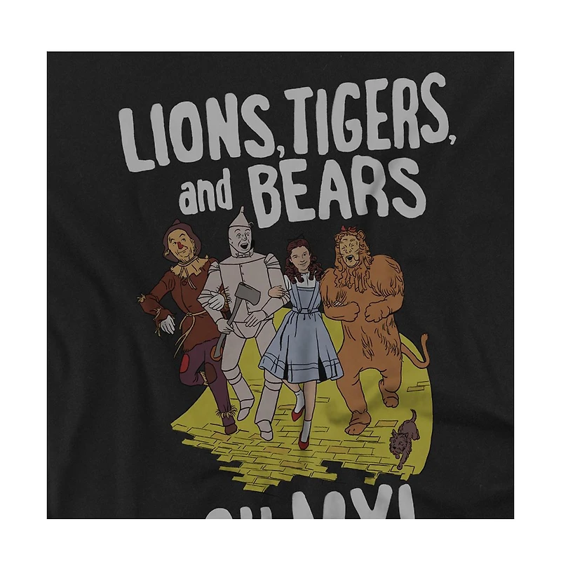 Logovision Men's Wizard Of Oz The Yellow Brick T-Shirt