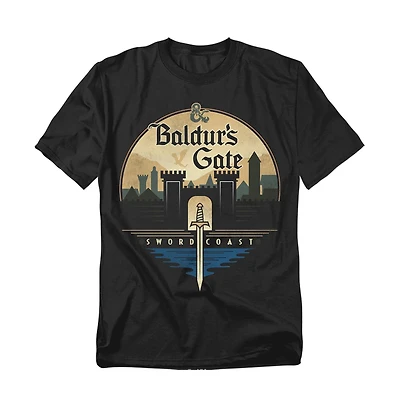 Logovision Men's Dungeons And Dragons Baldur's Gate T-Shirt