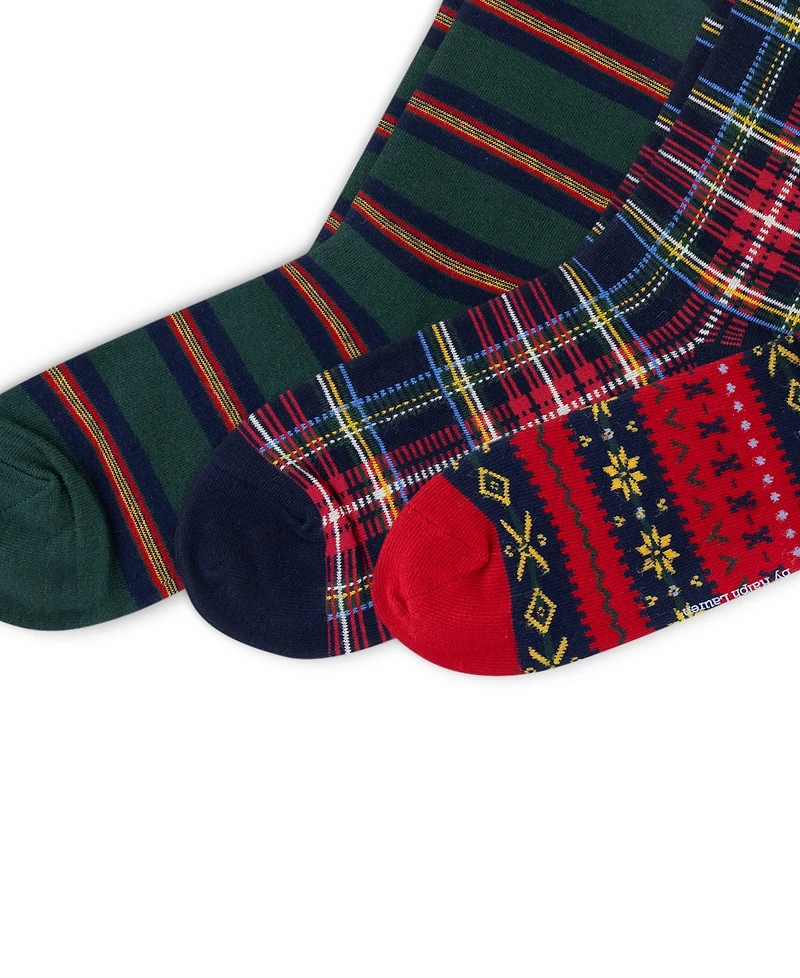 Polo Ralph Lauren Men's 3-Pack Novelty Slack Socks