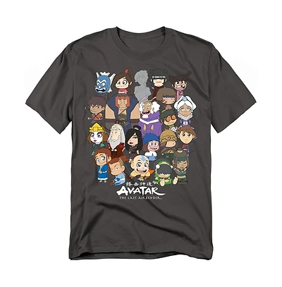 Logovision Men's Avatar The Last Airbender Chibi Group T-Shirt