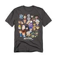 Logovision Men's Avatar The Last Airbender Chibi Group T-Shirt