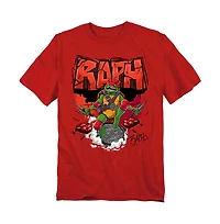 Logovision Men's Tales Of The Teenage Mutant Ninja Turtles Raph Sewer T-Shirt