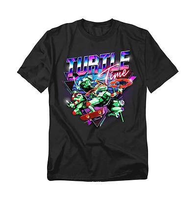 Logovision Men's Tmnt Mutant Mayhem Turtle Time T-Shirt