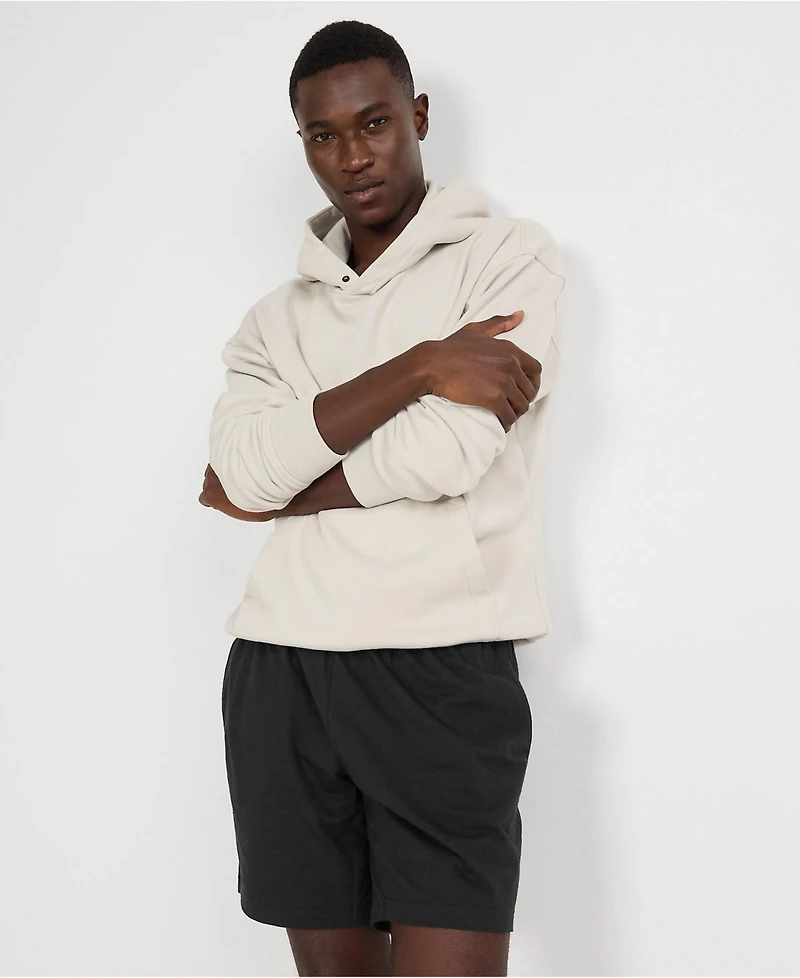 Lands' End Men's Big & Tall Knit Jersey Pajama Shorts