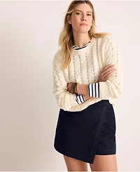 Lands' End Women's Lightweight Denim Above the Knee Skort