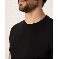 Pact Men's Organic Cotton Luxe Stretch Jersey Slim Crew Neck Tee