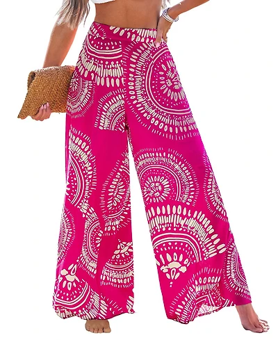 Cupshe Women's Sun Flares Abstract Pants