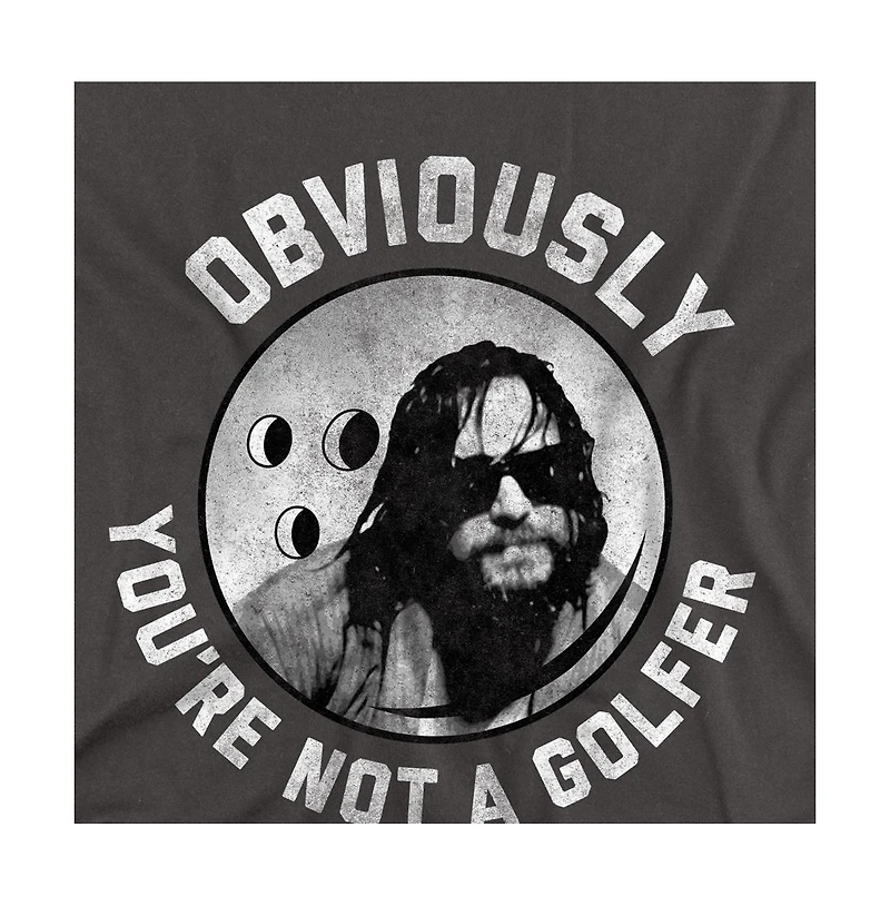 Logovision Men's The Big Lebowski Not A Golfer T-Shirt