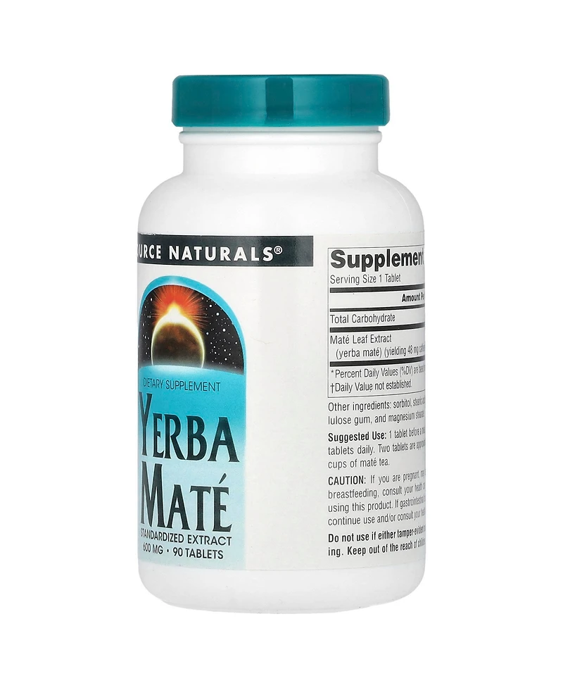 Source Naturals Yerba Mate 600 mg