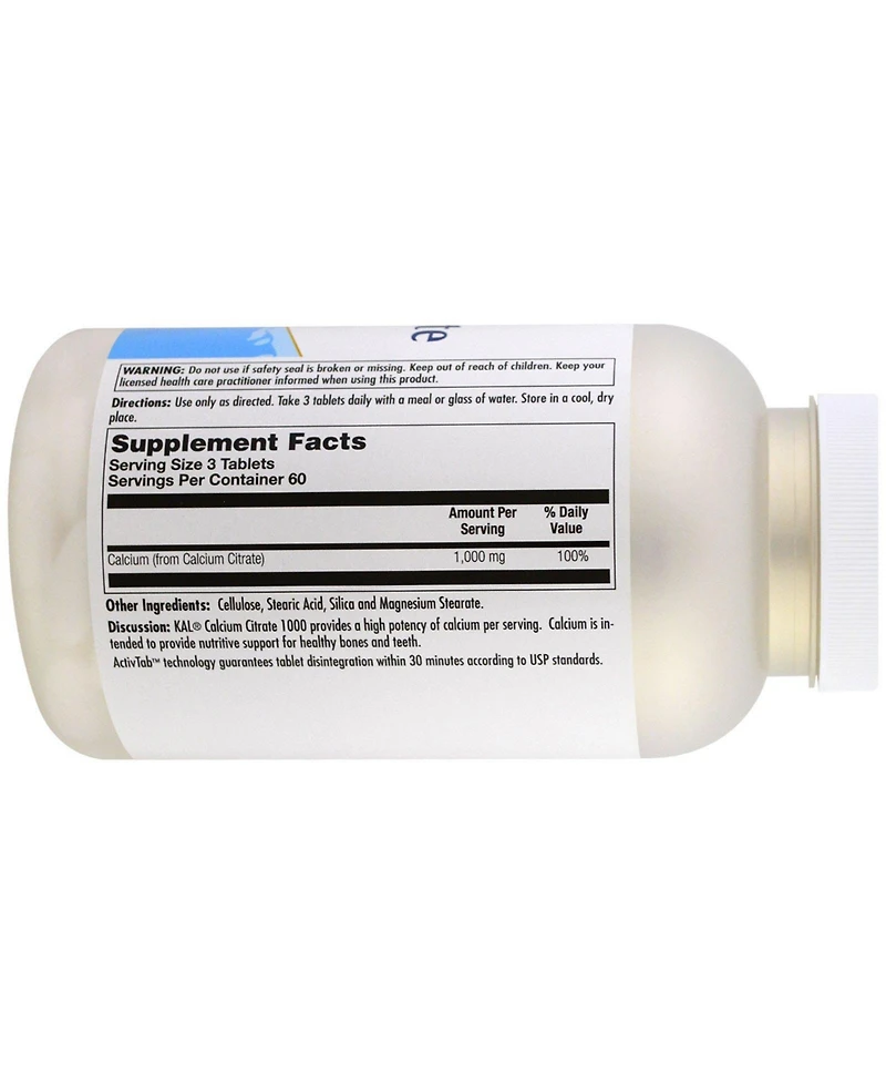 Kal Calcium Citrate 1000