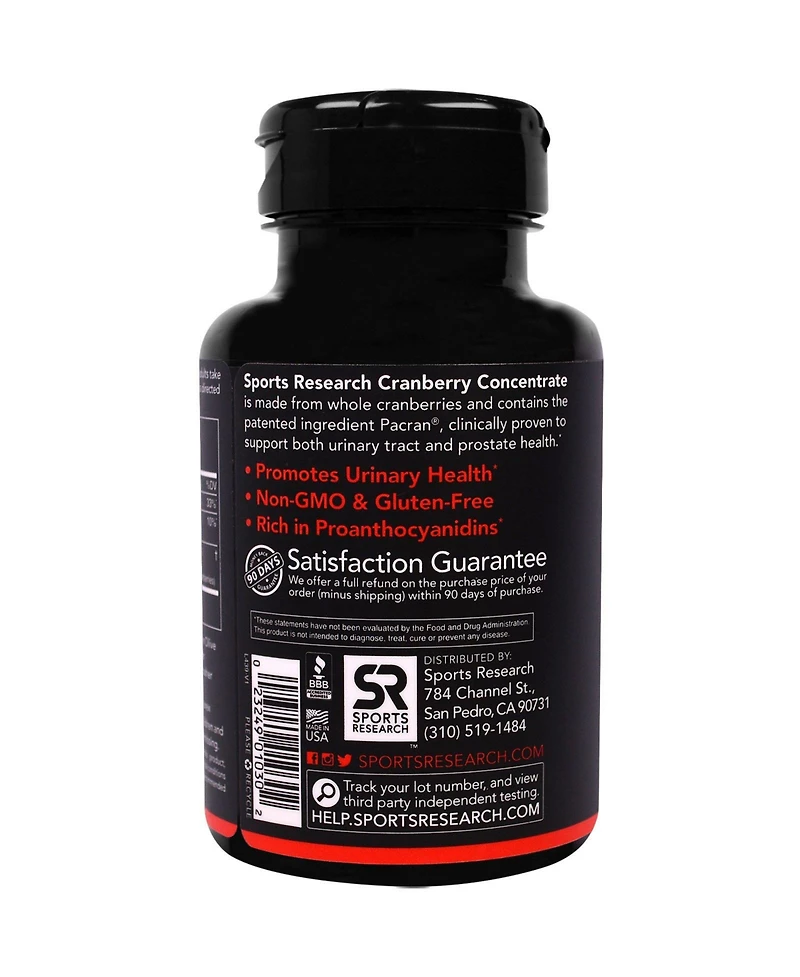 Sports Research Cranberry Fruit Complex