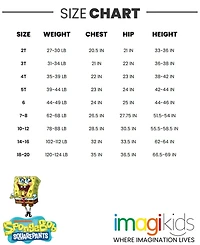 SpongeBob SquarePants Boys 3 Pack T-Shirts