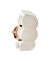 Olivia Pratt White Stretch Wooden Watch