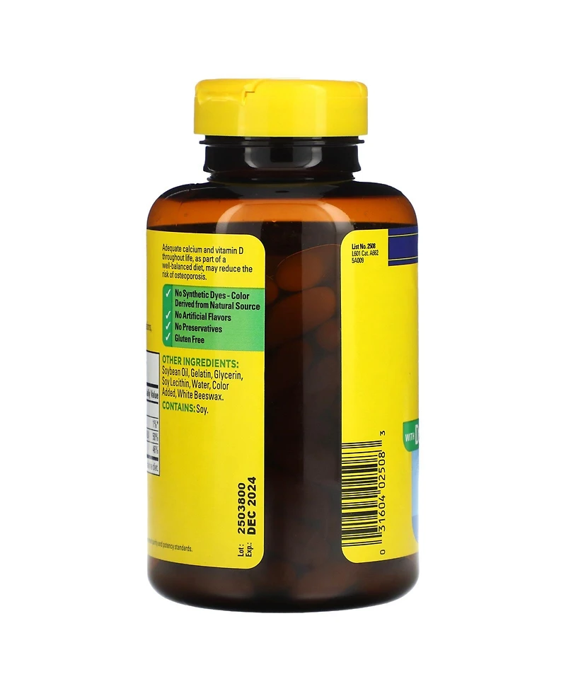 Nature Made Calcium with Vitamin D3 600 mg