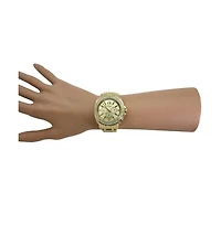 Gold Rhinestone Bezel Classic Bracelet Metal Watch