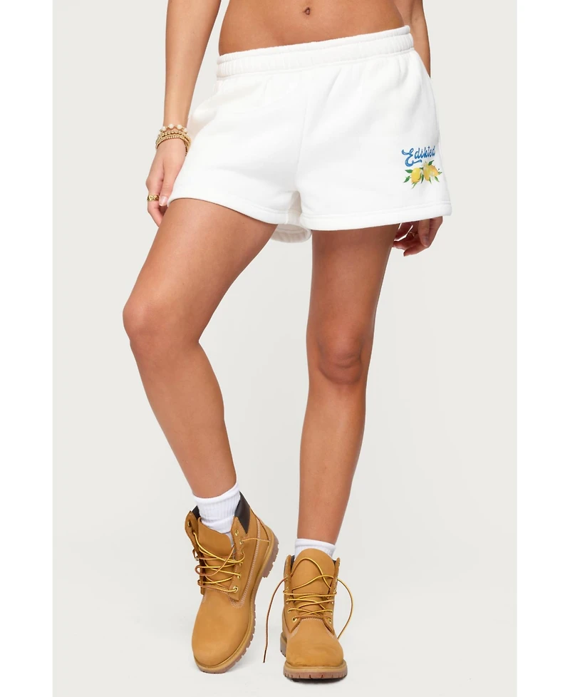 Edikted Women's Squeeze The Day Sweat Shorts