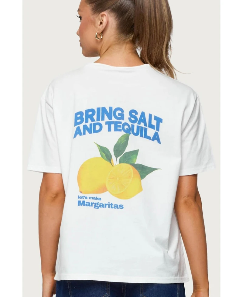 Edikted Women's Let'S Make Margs Oversized T Shirt