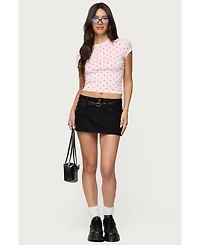 Edikted Women's Lorenzo Polka Dot T Shirt