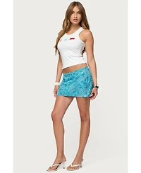 Edikted Women's Ocean Club Bead Ribbed Tank Top