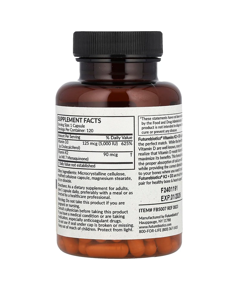 Futurebiotics Vitamin K2 + D3