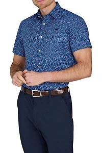 Raging Bull Men's Short Sleeve Flower Bud Shirt